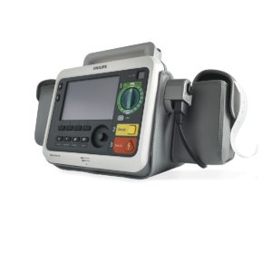 Der Philips Efficia DFM100 (NOCTN294) ist Defibrillator und Monitor in einem Gerät.