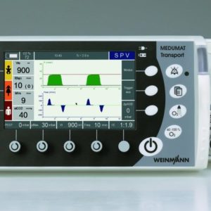 Weinmann MEDUMAT Transport - Beatmungsgerät - Display - Frontalansicht