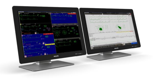 Philips IntelliVue Zentrale PIIC iX - Darstellung auf zwei Monitoren